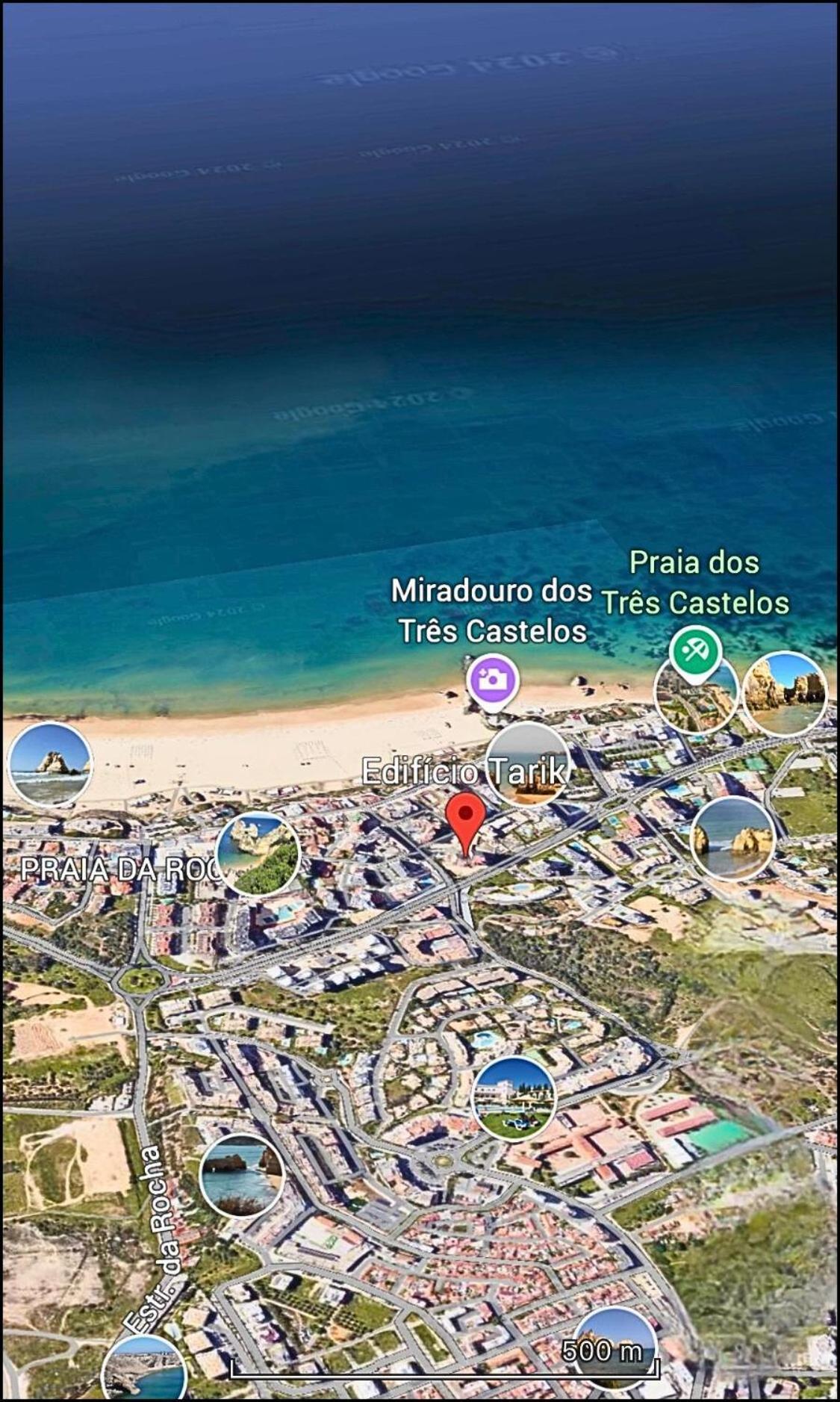 Luxury 2 Min Beach With Balcony, Ocean View, Wifi, Ac, Smarttv Portimão Zewnętrze zdjęcie